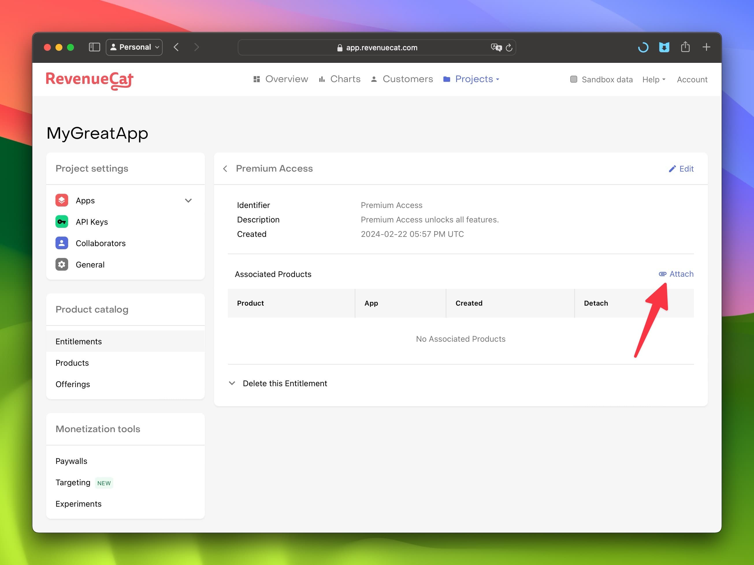 Attach Products to Entitlements 2