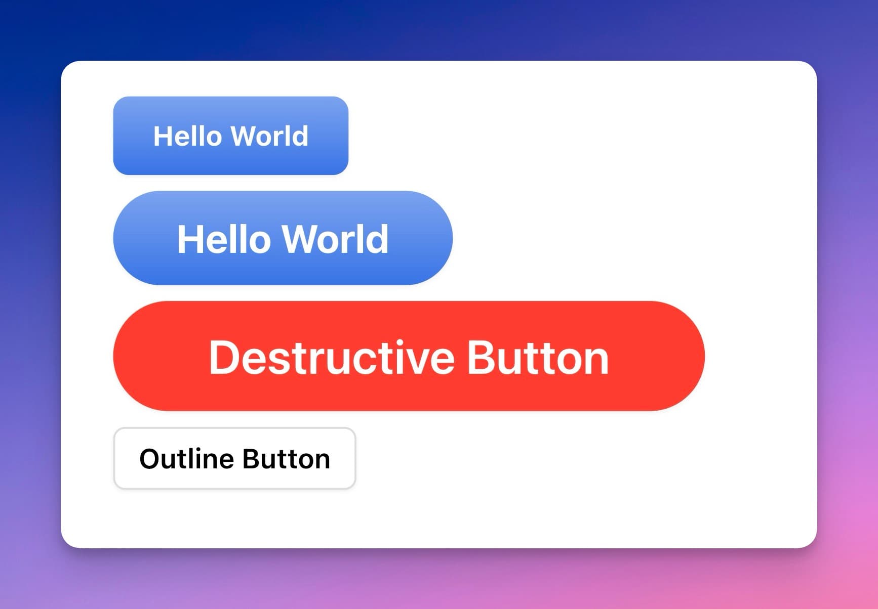 SwiftyLaunch for Web - Styling - Predefined Buttons