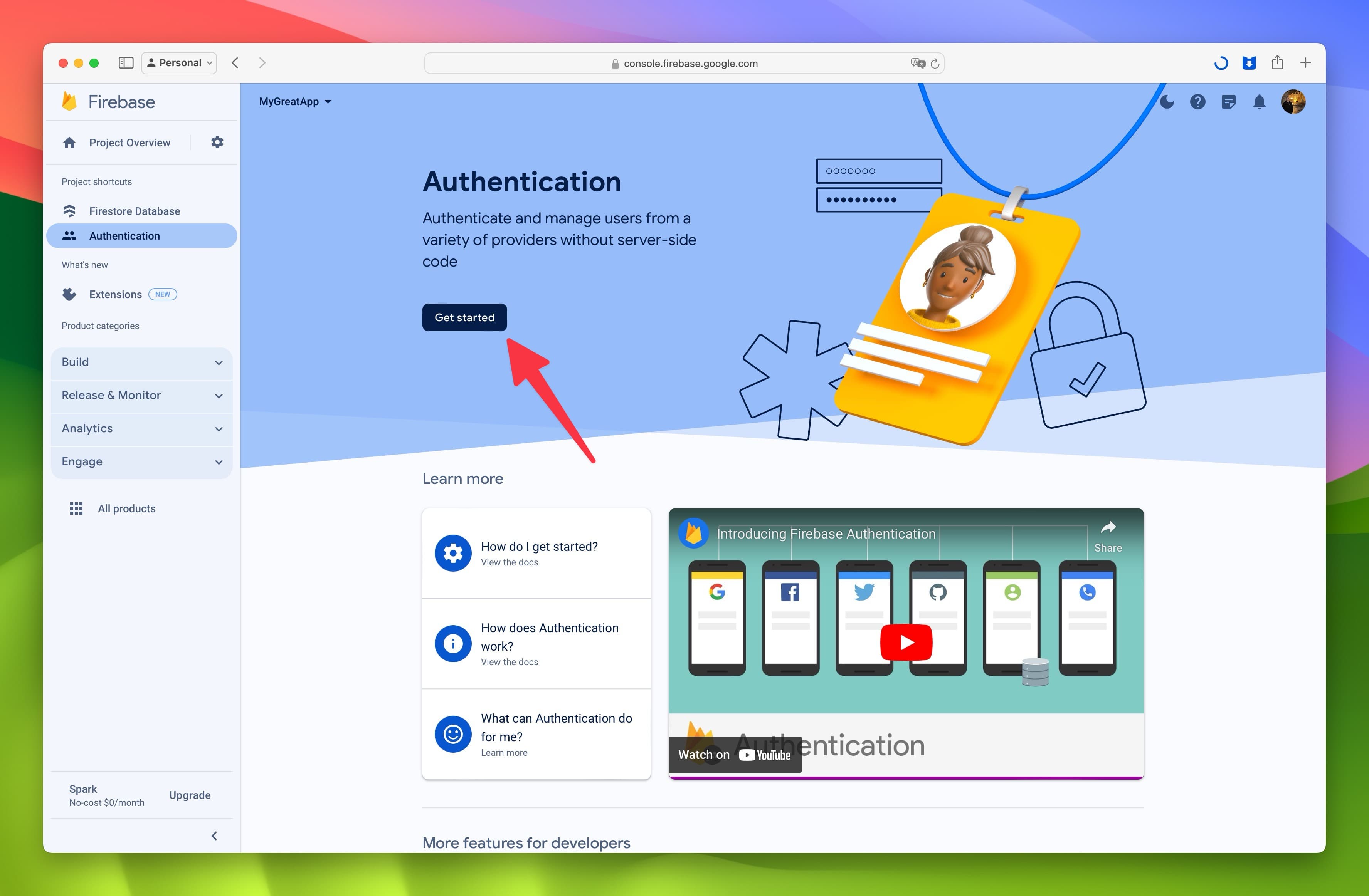 Create Firebase Auth Screen