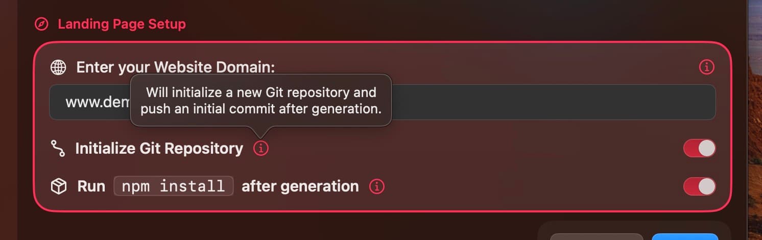 SwiftyLaunch - Auto Create new GitHub repository