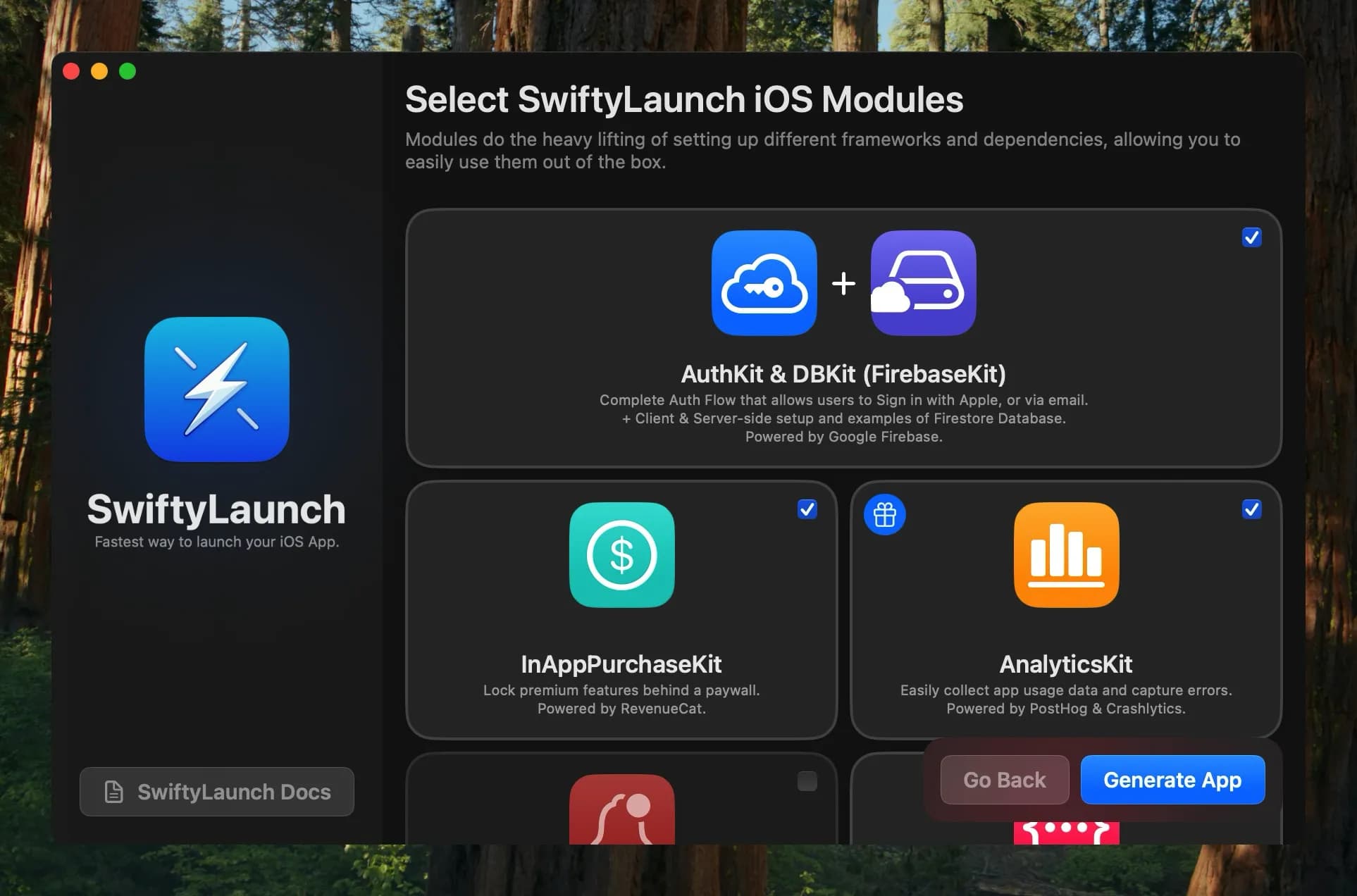 Module Selection