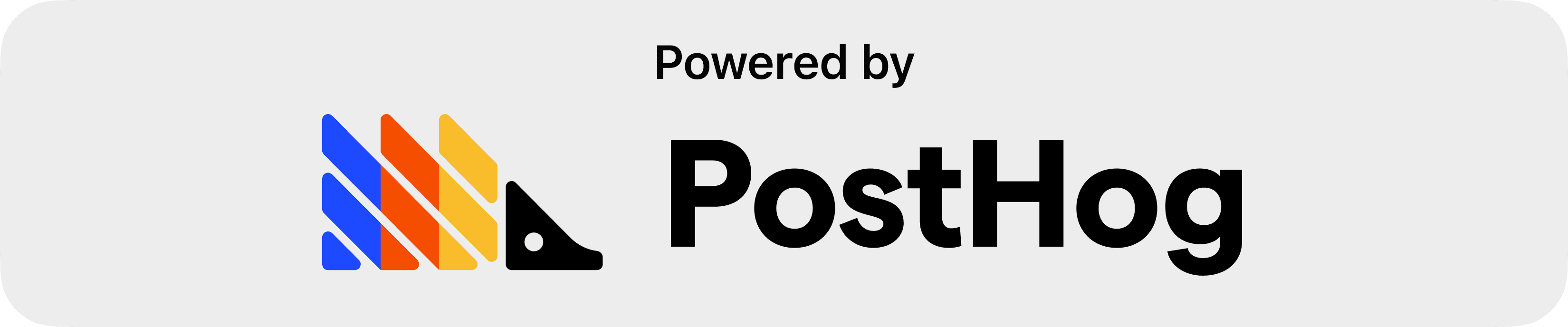 Powered by PostHog