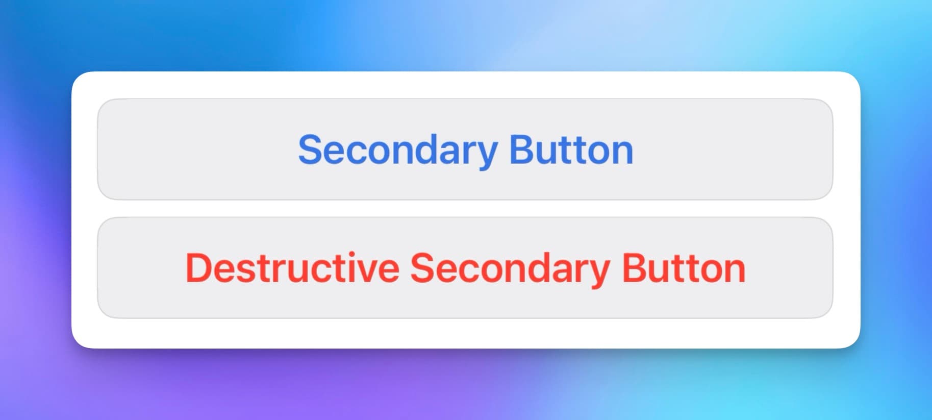 Secondary Button Style