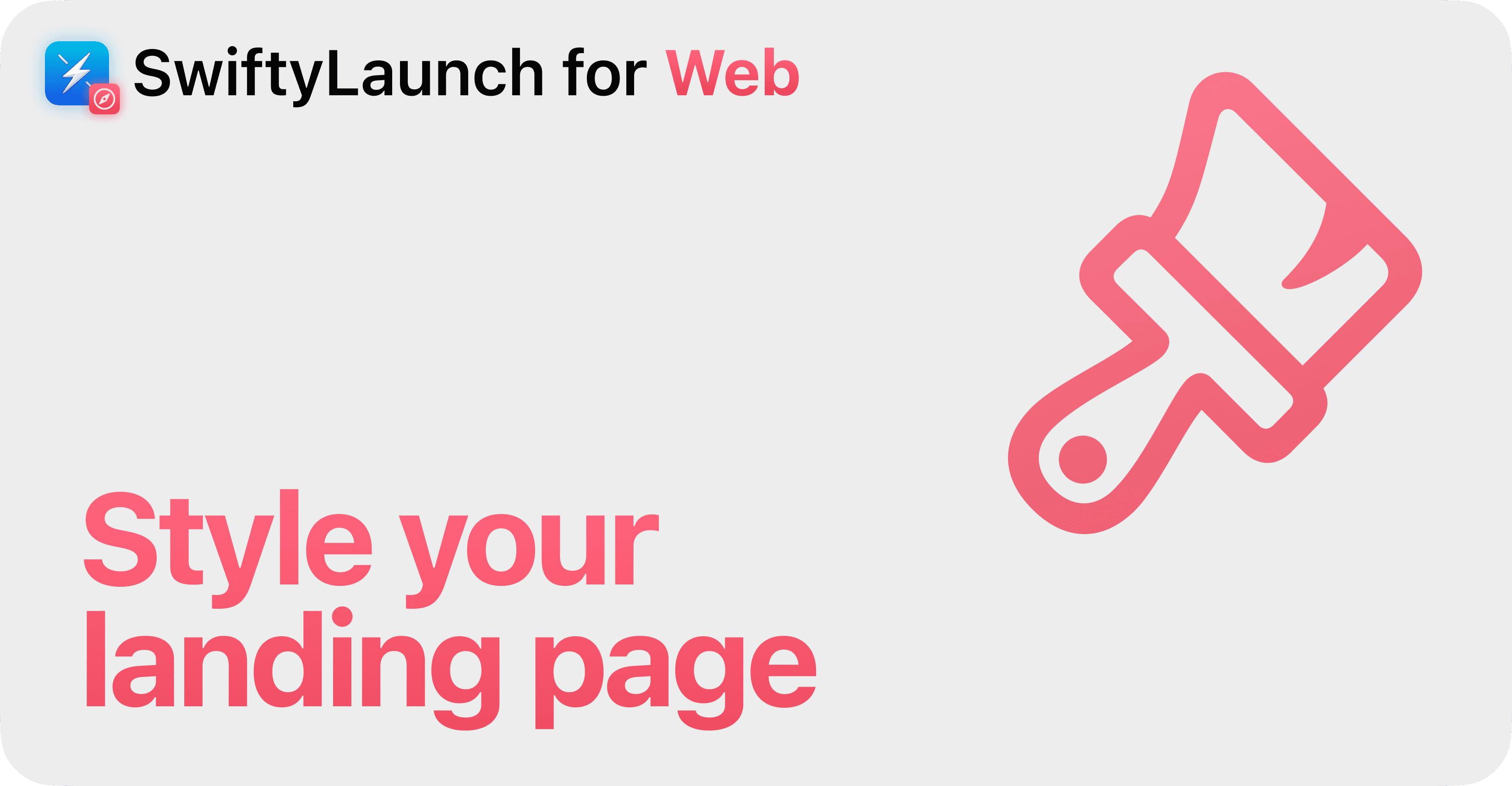 SwiftyLaunch for Web - Styling