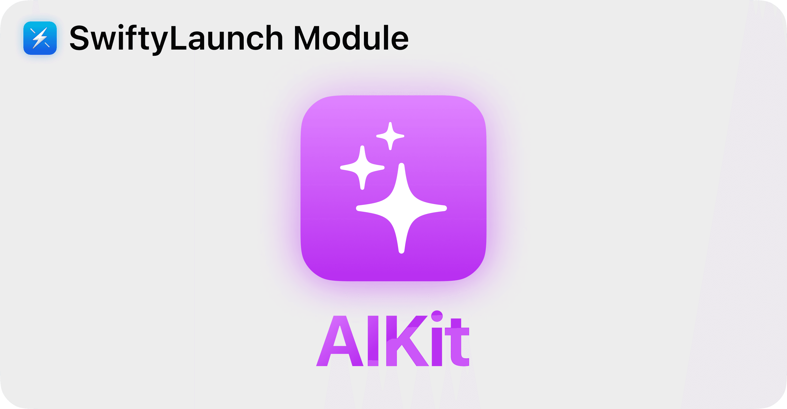 SwiftyLaunch Module - AIKit