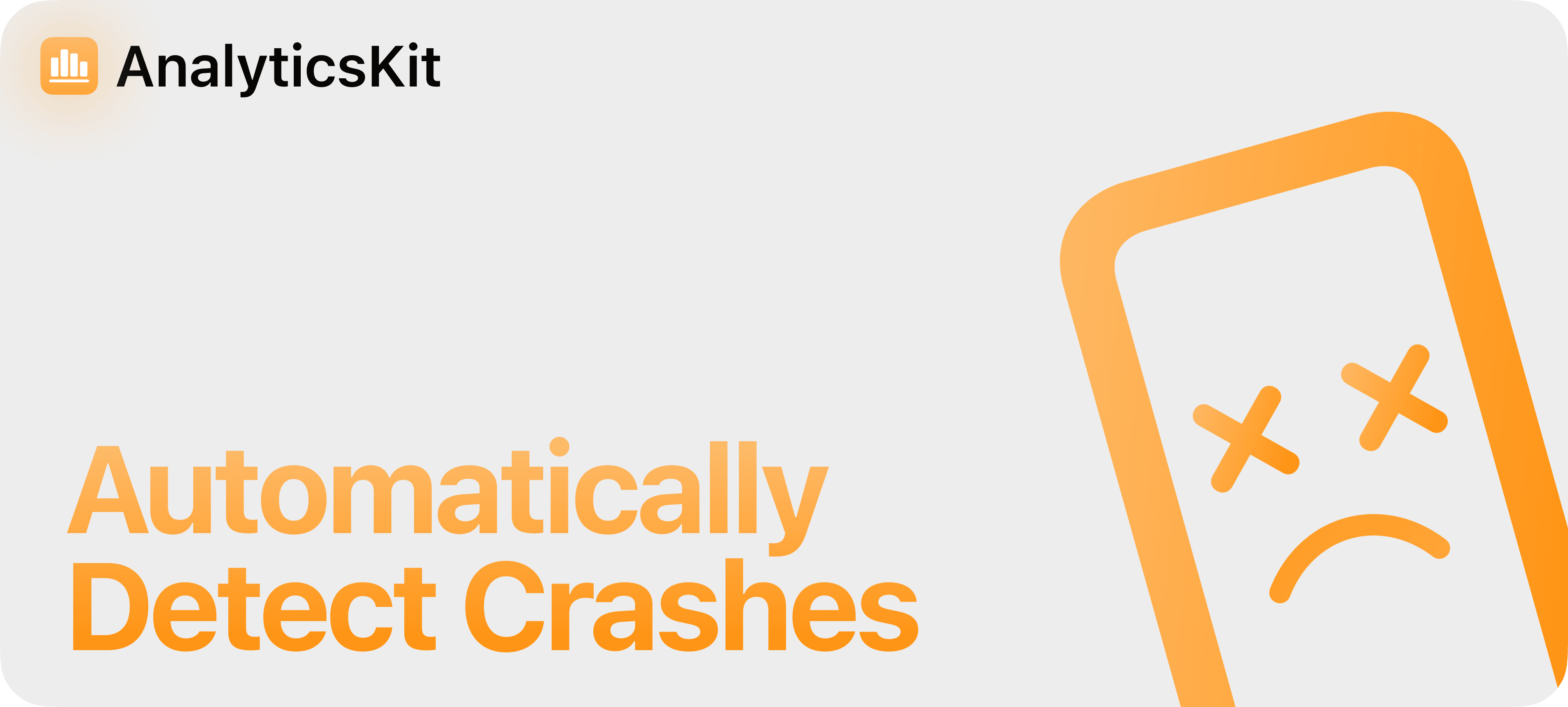 AnalyticsKit (SwiftyLaunch Module) - Automatically Detect Crashes