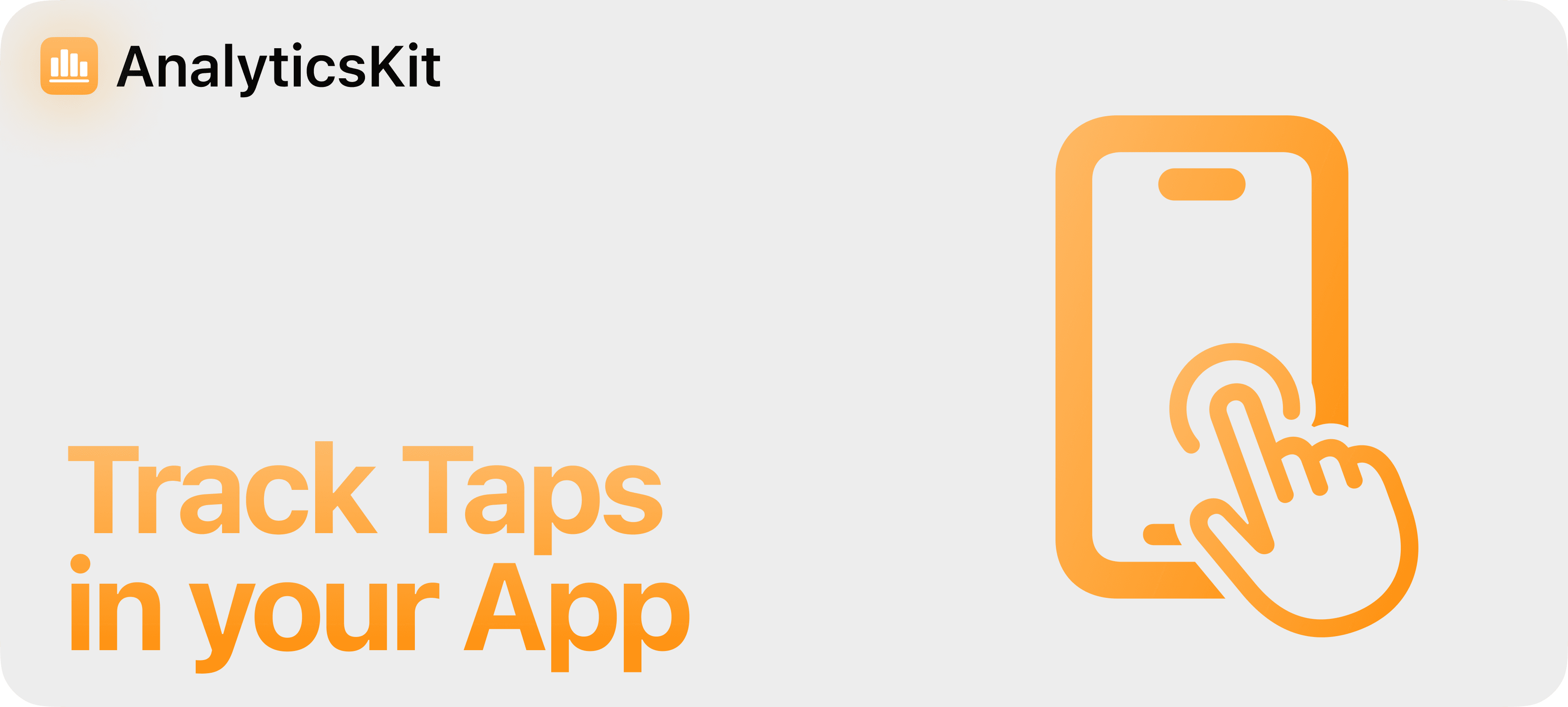 AnalyticsKit (SwiftyLaunch Module) - Track Taps in your App